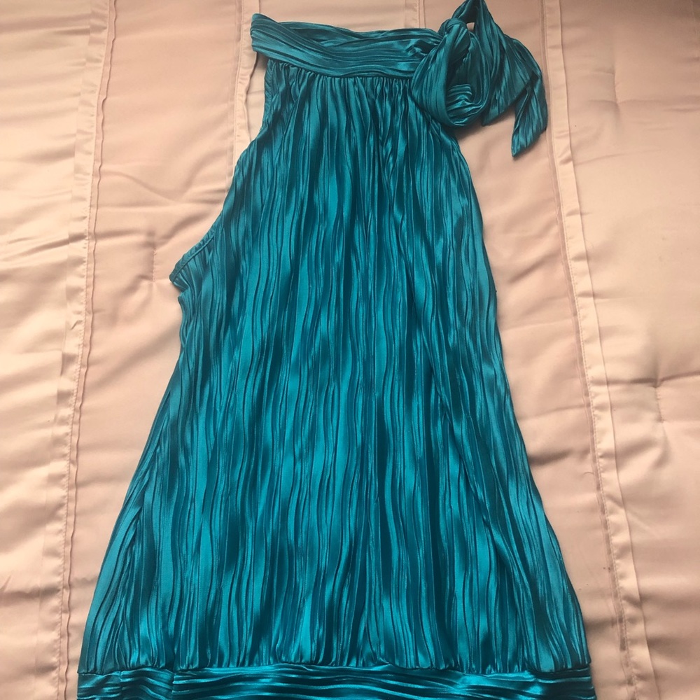 Silky Turquoise Summer Shirt